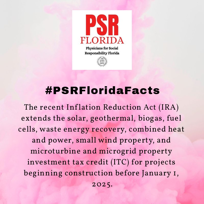 #ClimateActionNow #ClimateCrisis #RenewableEnergy #PSRFloridaFacts #ClimateAndHeath #ClimateJustice