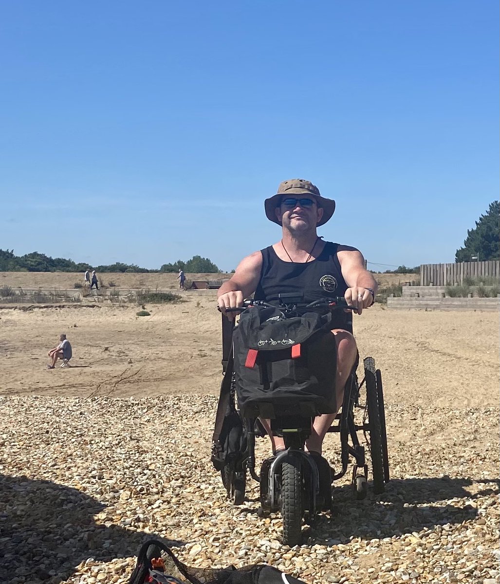 jimmygittins's tweet photo. I class myself very lucky and privileged to have the right equipment to help live as independently as possible and help from great friends 👍@BatecMobility @CycloneMobility incredible pieces of kit! I’d love for others that need specialist equipment to have it 🤔🤔 #nextquest https://t.co/otxAQPOgzW