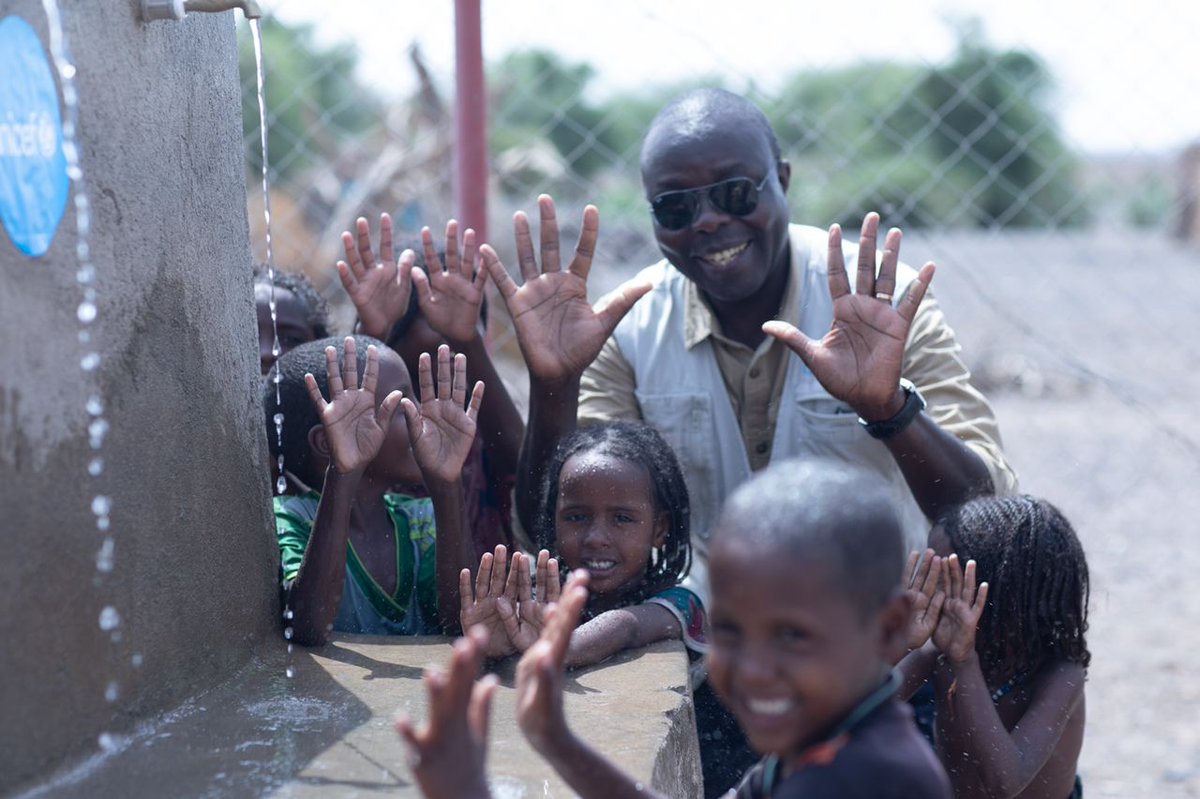 KGoyol's tweet photo. Great to see the  water scheme established in Kori, a remote area in Afar Region #Ethiopia  has been retrofitted with #solar power serving 6k people. A good example of CR solution to @hoa drought @UNICEFEthiopia  @UNICEFwater @drsamgodfrey 
@UNCERF
@MeirafA https://t.co/fnSDagruzC