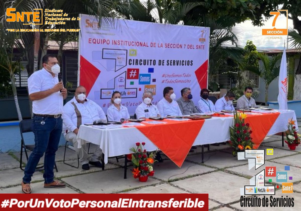 7Snte's tweet photo. 🔸️Se inauguró el pasado martes 16 de agosto el 1er. Circuito de Servicios #SomosSnte7 con asistencia de Compañer@s Trabajador@s de la Educación de la Sección 7 #SNTE, actividad que brindará atención de diferentes dependencia, instituciones y sindicato en un mismo lugar. https://t.co/2vukGPWAke