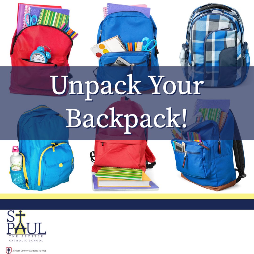 Come see your classroom and unpack your backpack to get ready for the new school year! Today at St. Paul's from 1:00-5:30!🎒✏️
#elementaryschool #catholiceducation #gradeschool #kindergarten #catholicschool #davenportiowa #davenportia #quadcities