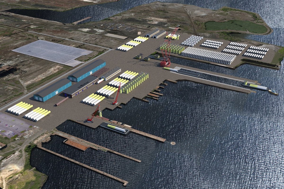 USWindInc's tweet photo. #SparrowsPointSteel will make #Maryland a leading hub for #offshorewind manufacturing and logistics on the East Coast. Find out more here: https://t.co/Aq378548uc https://t.co/MpzsiBm5Cl