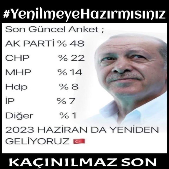 O hamlelerini emin adımlarla uyguluyor. Öyle bir geliyor ki Siz istemesenizde

ADAM YİNE KAZANACAK 

ERDOĞANLA 2023

#YenilmeyeHazırmısınız