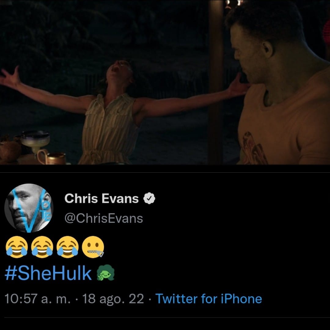 bernardoavents's tweet photo. jajajaja #SheHulk  es toda una loquilla, #CaptainAmerica #SheHulkAttorneyAtLaw https://t.co/wHczg9945j