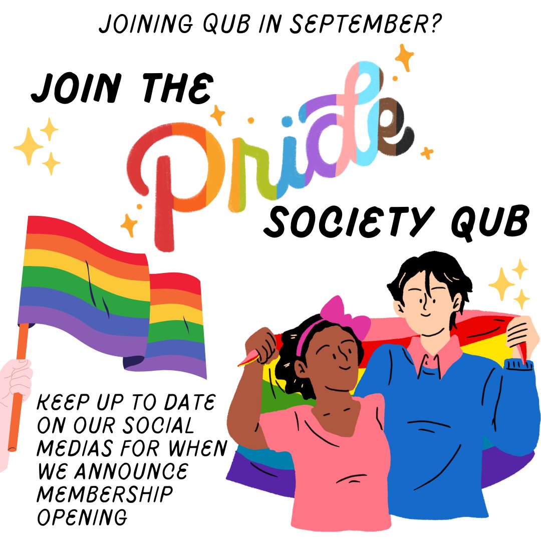 Congratulations to those who received their A level results today, and to those joining QUB in September! We hope to see you at the fresher's fair. Keep up to date with our social media to know when our membership opens.🙂