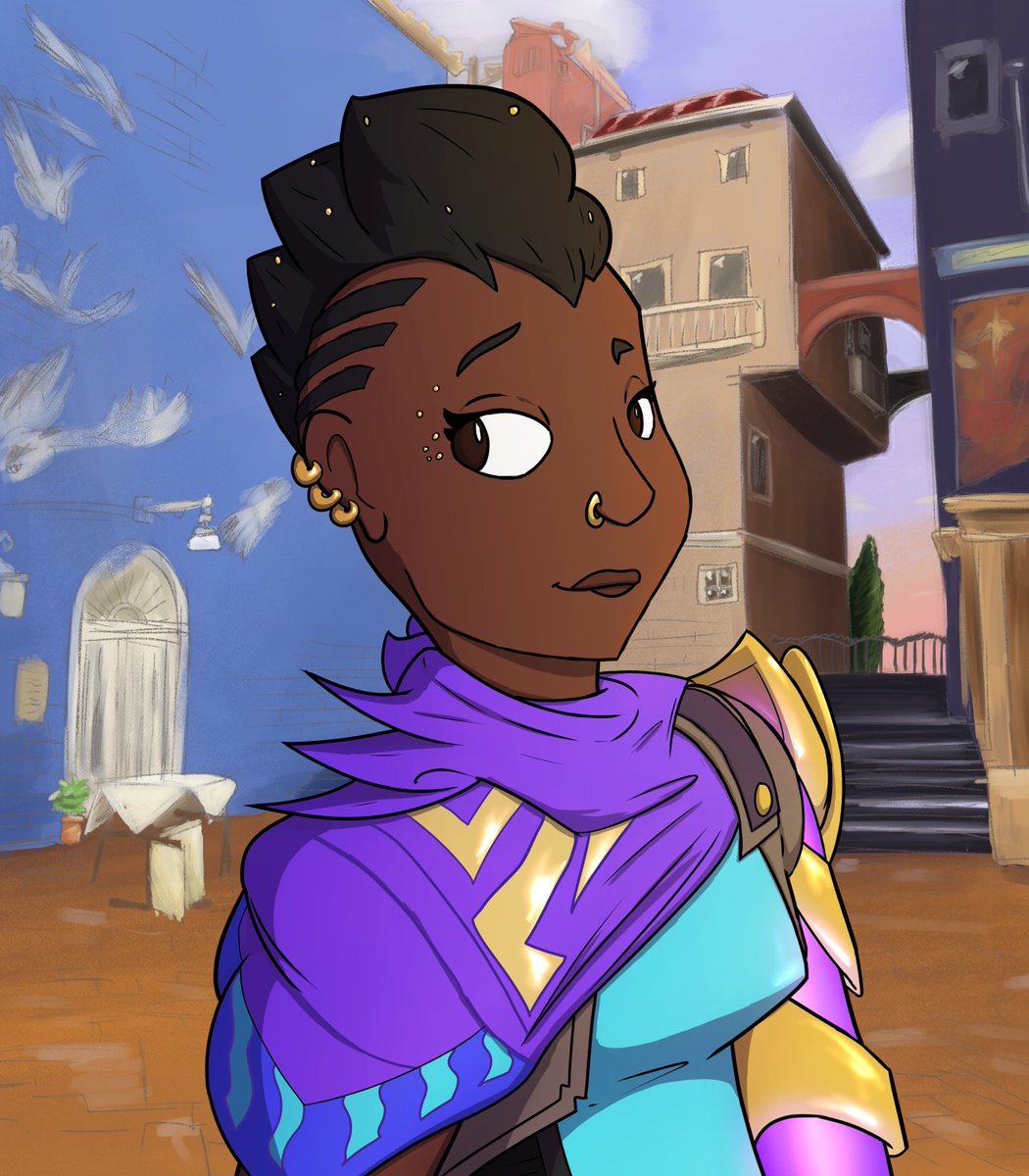 Deeci0's tweet photo. Drew my main from Valorant, Astra!
Couldn't avoid her purple-orange-gold color scheme
#VALORANT #ValorantArt #Astra https://t.co/Z66XDjajeh