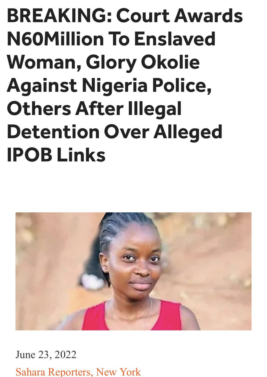 Unclechike1's tweet photo. When our beautiful sister, 21 year old Glory Okolie was kidnapped, enslaved and dehumanized by officers of the Imo State IRT @PoliceNG, I was traumatized by thoughts of what she was passing through and the devastating effects it would have on her and her family.
I was however, https://t.co/pu0cHcKYn3