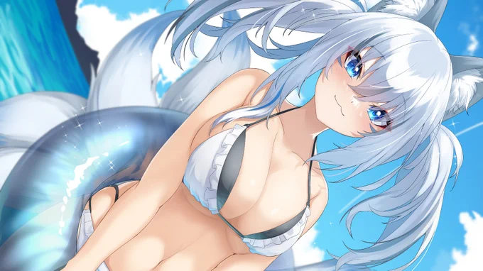 夏ですね!(白) #いろは絵ほへと 