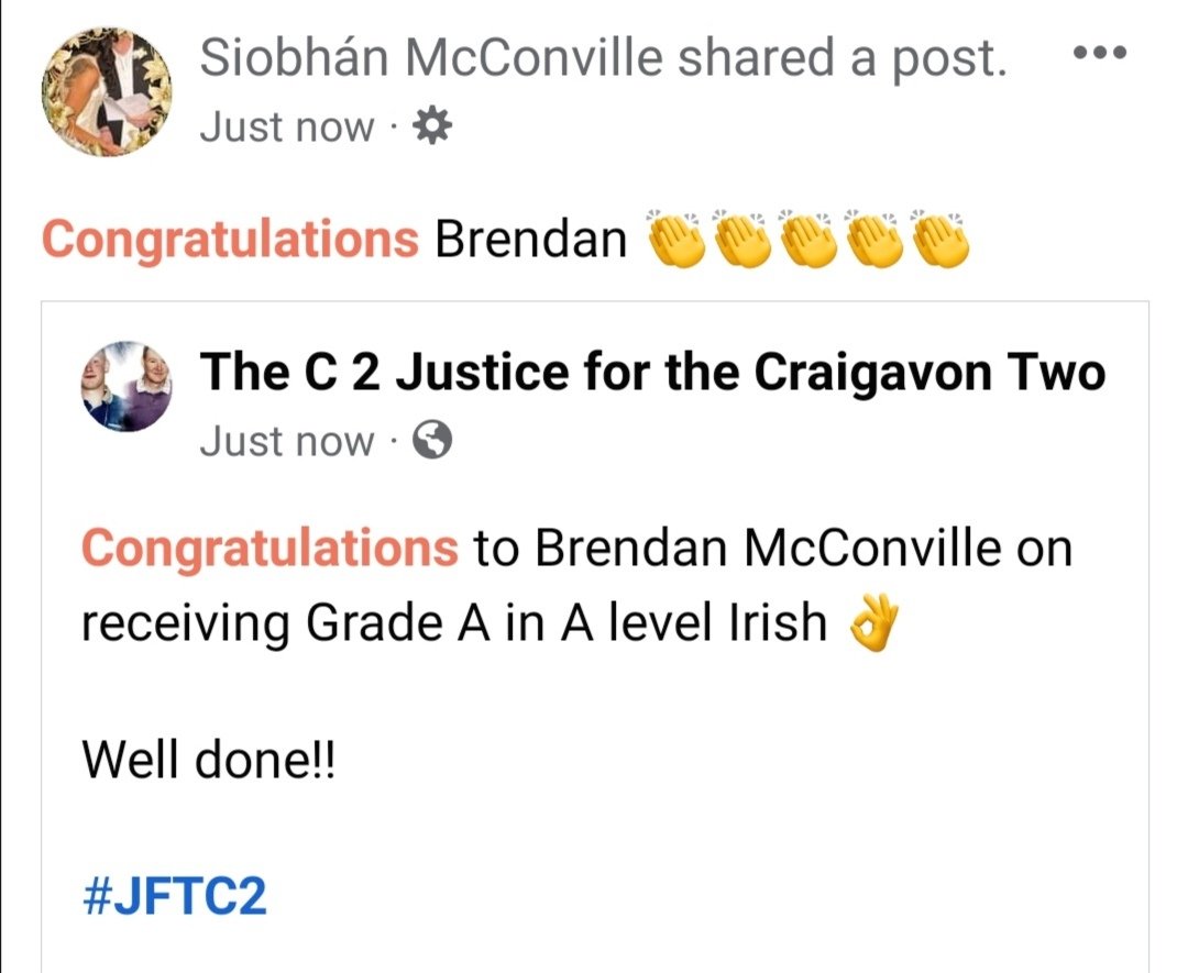 Congratulations to Brendan McConville on receiving A in A level Irish.
#AlevelResultsDay2022
#ExamResults2022