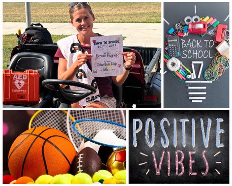 NSATA's tweet photo. Happy 5th year at Columbus High School Brooke Hughes. @DiscovererWay #backtoschool #backtosports https://t.co/p0jf3uEidN