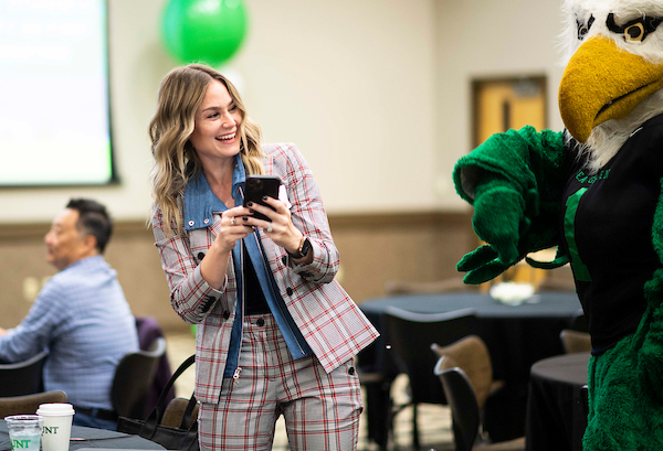 We had a blast meeting the newest members of our #UNT faculty! Thanks again to all our campus partners who helped make this year’s New Faculty Orientation a success. It’s going to be a great year! 💚🤍 #NewFacultyUNT