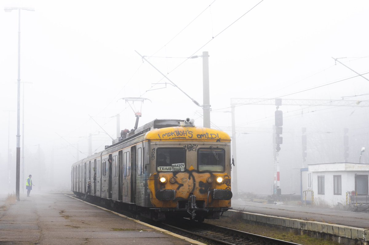 Arrivée à travers la brume !