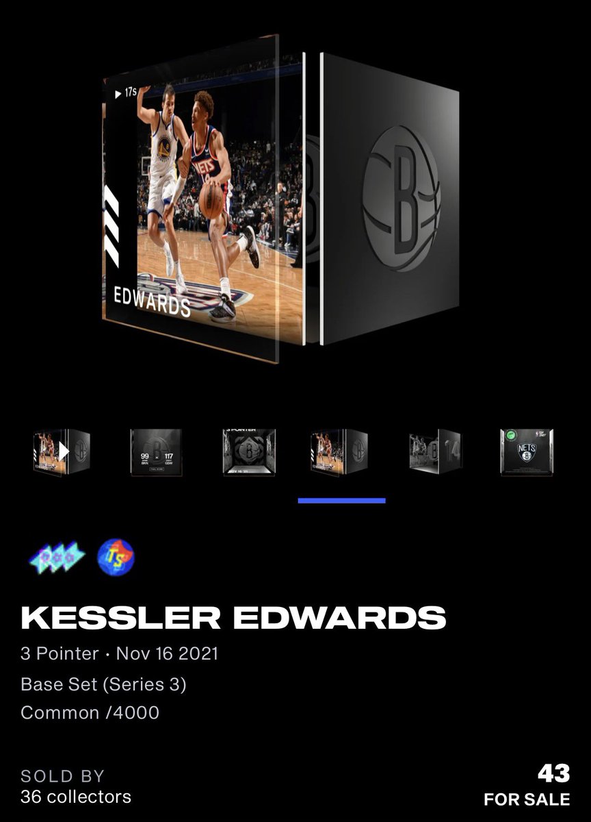 TopShotBKN's tweet photo. Hey @nbatopshot community! Have you wanted to join the Nets Team Discord, but missing a Moment or two?Well, we’ve got you covered!

We’re giving away FIVE Kessler Edwards TSDs so that you can join us!

To enter:
✅ Follow @TopShotBKN
❤️ Like &amp; RT

Winners chosen 8/22 @ Noon EST! https://t.co/xByd1NdrZt