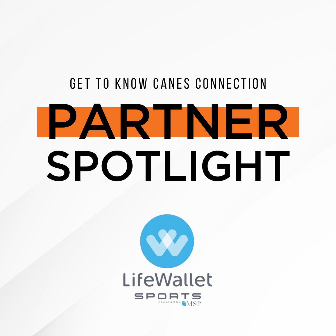 With partnerships like no other NIL, get to know LifeWallet Sports! They're dedicated to empowering UM student-athletes to maximize their NIL rights by connecting them w/ brands on a secure, compliant platform. @lifewalletsport @JohnHRuiz #CanesConnection