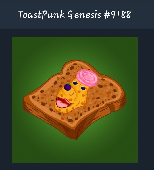 SultanHQ___'s tweet photo. @Drop_Your_NFT_ #ToastPunkGenesis is currently under 0.2ETH but I bet you it's going to hit 1ETH floor price soonest. @toastpunk has a strong community and reliable road map. #P2E on the way for the holders. #GetThatBread 

@KingDanzo 
@sonofacarpenta 
@ayomidey200 
@folasanwo https://t.co/ESWK0s5LwN