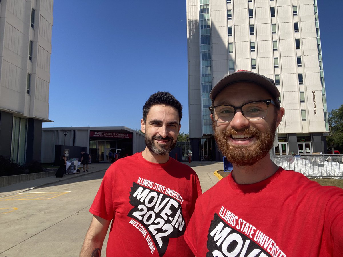 DillonM_ISU's tweet photo. Spent the morning at #RedbirdMoveIn! It’s always great to welcome families to @IllinoisStateU—we’re so glad you’re here! https://t.co/24zuflYNPU