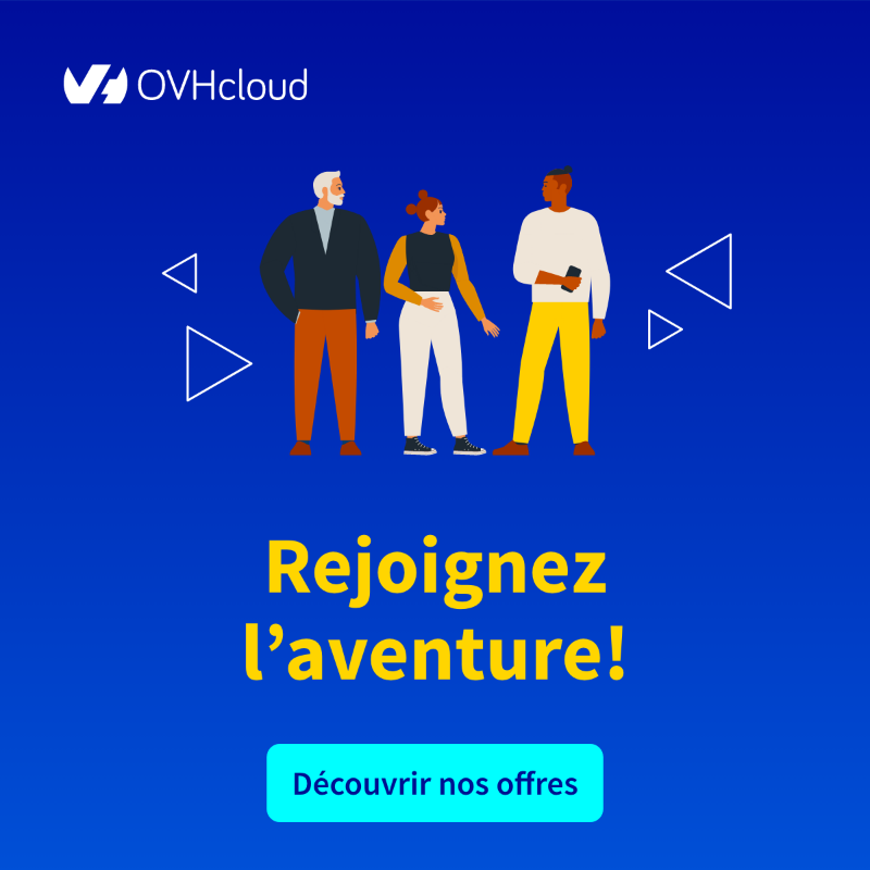 OVHcloud_CA's tweet photo. Vous avez une passion pour le #cloud et êtes à la recherche d'un emploi stimulant dans le domaine de la technologie? Allez voir nos offres! ☺️ 

#Recrutement #RH #OneTeam #OVHcloudCanadaRecrute