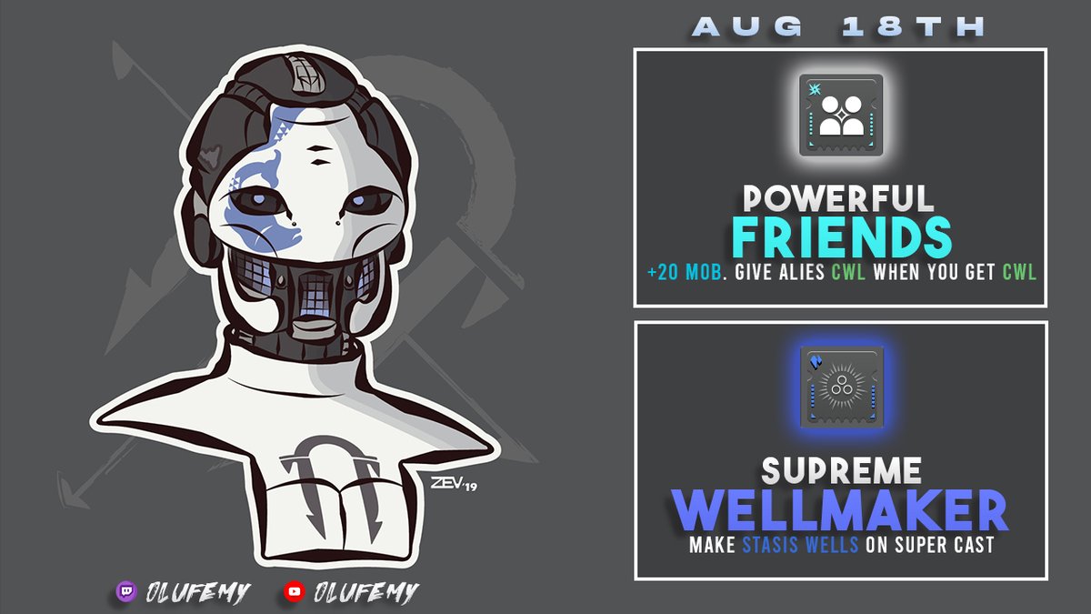 FemyOlu's tweet photo. Daily Ada-1 mods (18/8/22)
Every PVP players best friend! #PowerfulFriends
#NewLight
#Destiny2
#DestinyBuilds
#DestinyNews
#DestinyArt https://t.co/IwIOSqZVo6