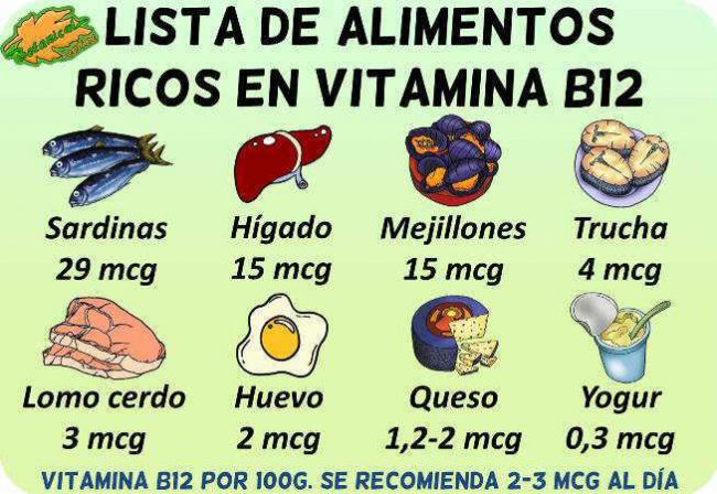 Alimentos vegetarianos con vitamina b12