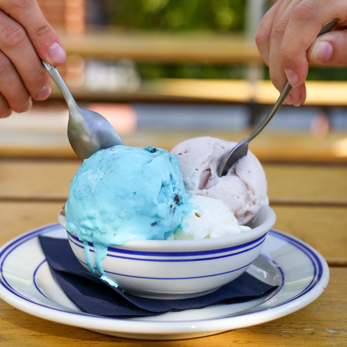 Here's the scoop! Our ice cream comes straight from @alwaysicecreamcompany out of Annapolis and if you haven't tasted it yet, what are you waiting for??🍦