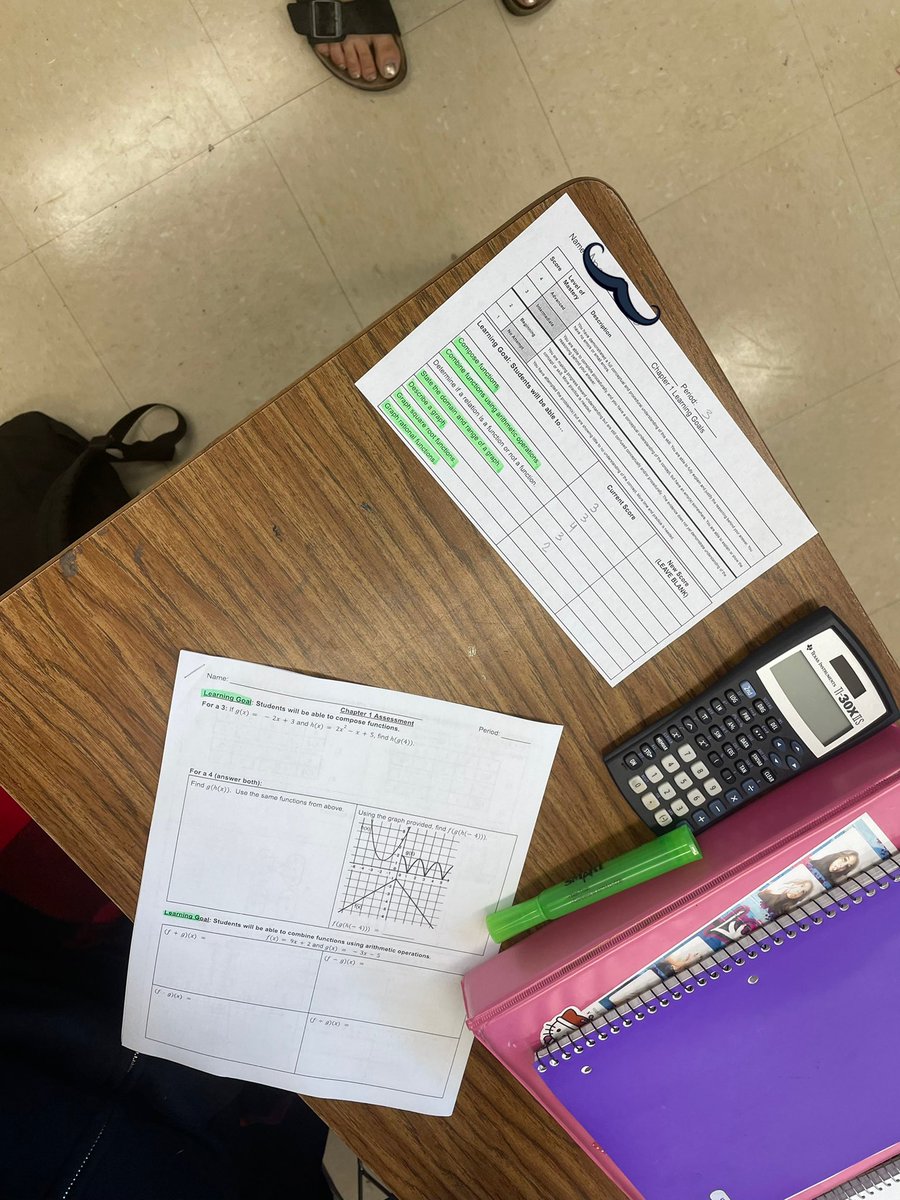 mckeemath's tweet image. How we Show Our Understanding in this #ThinkingClassroom! Before the test Ss record their current score for each topic, then highlight the topics they still need to show or improve! #iteachmath #mtbos