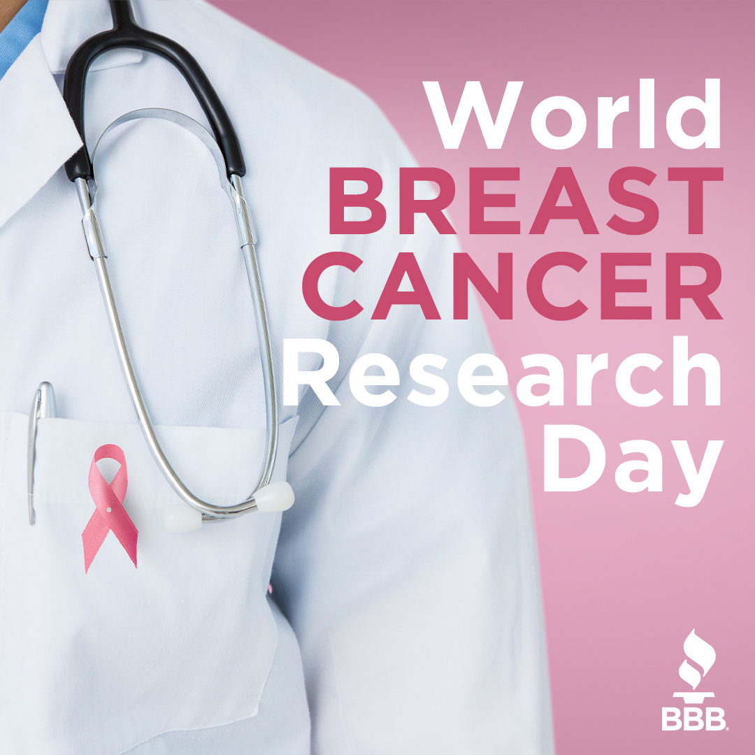 8/18 is #WorldBreastCancerResearchDay. According to @wbcrd, the 18th day of the 8th month represents '1 in 8 women who will be diagnosed with breast cancer in their lifetimes.' Before donating to a breast cancer research foundation, be sure to visit Give.org.