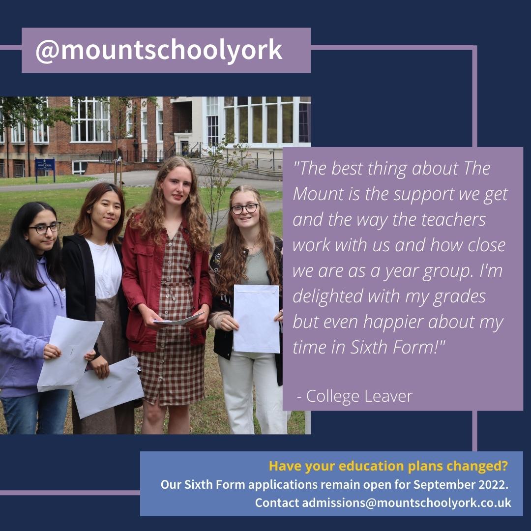 The Mount School York tweet media