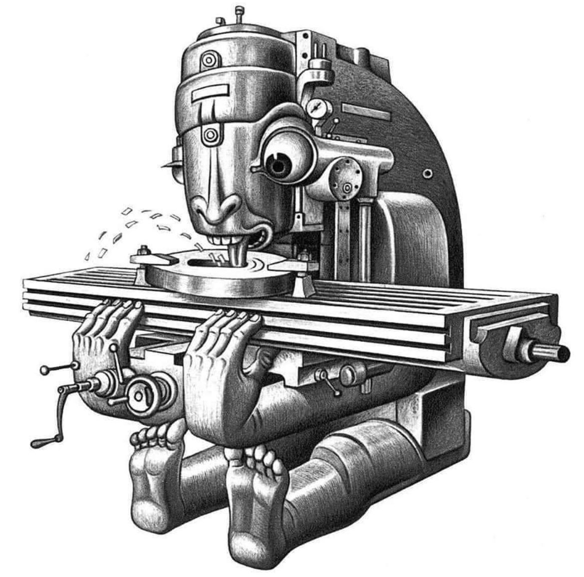 darouwdl's tweet image. I love the lathe! @donttrythis @testedcom #everytoolsahammer