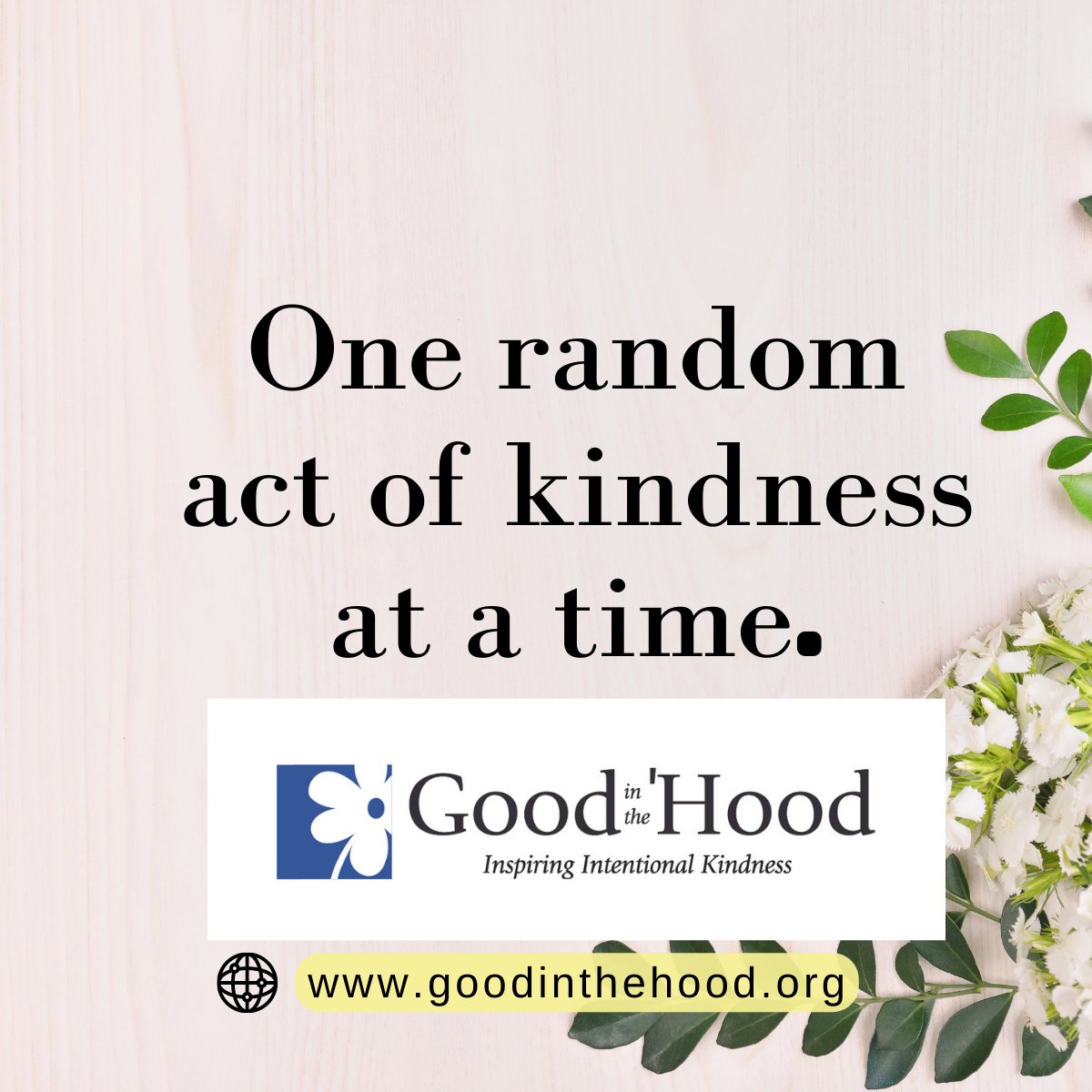 Learn more by visiting us at our web. 
GOODINTHEHOOD.ORG