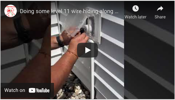 Doing some level 11 wire hiding along with our landscape lighting.

Doing Some Wire Hiding

I wanted to show you guys how we hide the wires for our landscape lighting. Obviously you don't want to seewires running all over the outside of your home when

https://t.co/5Oe5kArFn5 https://t.co/ryKg7JMEYL