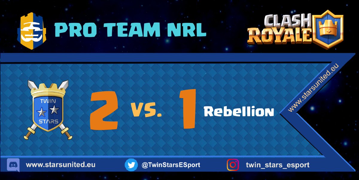 Our NRL game vs Rebellion was an great 2:1 win for us.

With that, the NRL doesn't look bad ✨🍀

Let's see what the future holds
