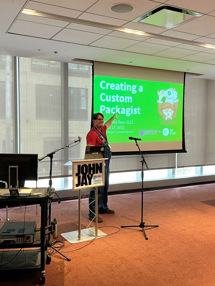 Four Kitchens (@fourkitchens) on Twitter photo "Creating a Custom Packagist" with <a href="/general_redneck/">Allan Chappell</a> <a href="/decoupleddays/">Decoupled Days • August 13-14 2025 🗽</a> #decoupleddays "Creating a Custom Packagist" with <a href="/general_redneck/">Allan Chappell</a> <a href="/decoupleddays/">Decoupled Days • August 13-14 2025 🗽</a> #decoupleddays