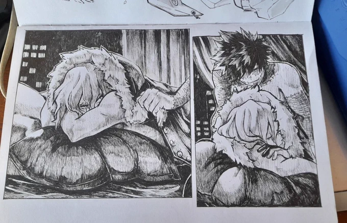 And before anyone asks yes the other page is Dabi, Shigadabi actually 😗✌️💙💜 