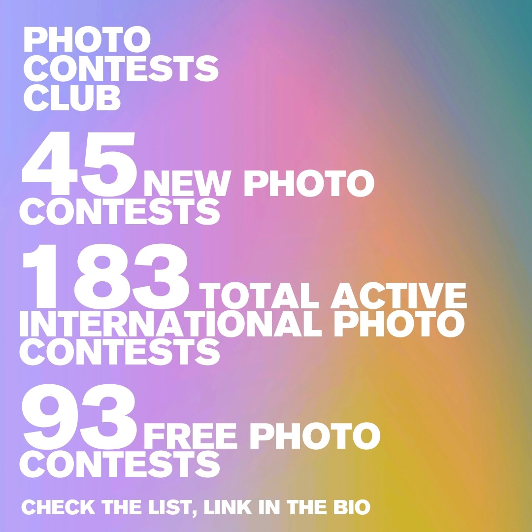 For_Photo_Only's tweet photo. 183 Total Photo Contests!
93 FREE Photo Contests!

Check The List Now: https://t.co/UkTDrQLc3V
.
.
.
.
.
#photographylovers 
#opencall
#photography https://t.co/E2XqdPiZha