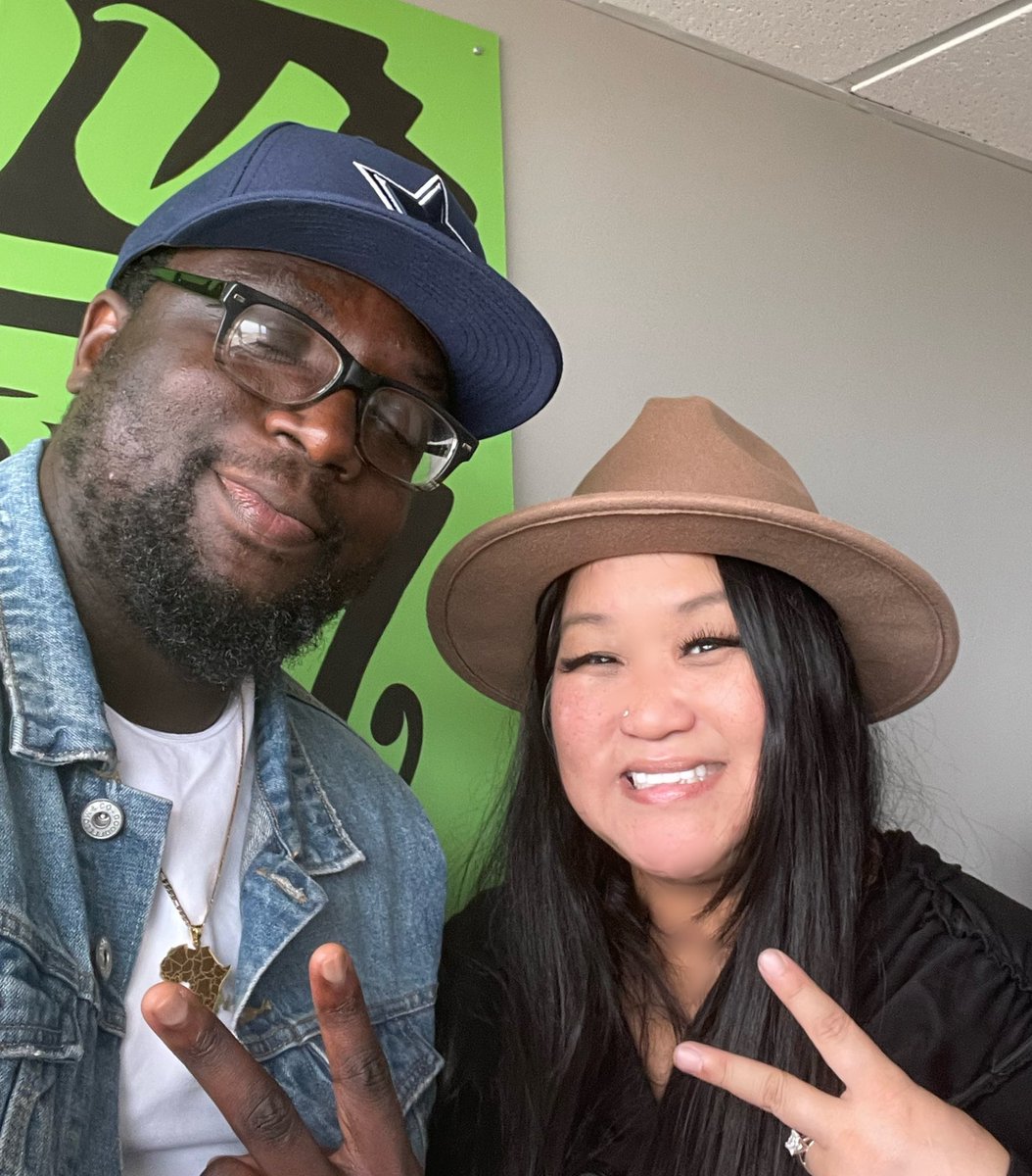onefunnygook's tweet photo. In-studio this morning with Nigerian Afrobeats Recording Artist… TiAe (pronounced tee aye).
Check out his first single that went viral on Spotify titled “Fun Times” and new music dropping soon, titled “Everywhere.” #livingloud #episode181 #interview #funtimes #afrobeats #wfnu https://t.co/3GP8D6VicM