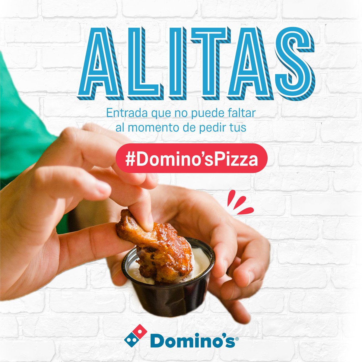 Entradas de Domino’s pa’ que acompañen su Pizza con algo superdelicioso. 🍗 Alitas con la salsa de su preferencia. 🍗

-Ranch dressing 
-Marinara Sauce
-Honey BBQ Sauce
-Sweet Mango Habanero Sauce

Ordena en Dominos.com o en tu DominosApp.

#DominosRD
#DominosContigo