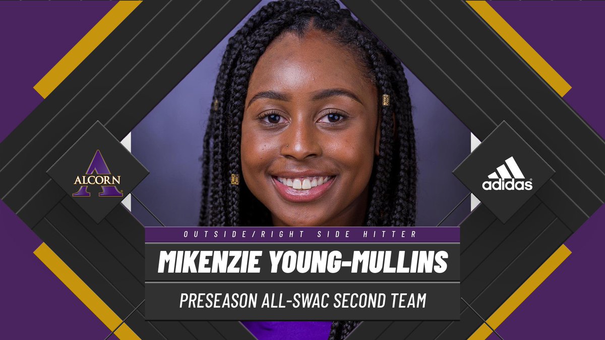 Introducing Senior OH Mikenzie Young-Mullins captures Pre-Season All-SWAC 2nd team honors #alcorn22 #alcorn23 #alcorn24 #alcorn25 #swacvolleyball #ncaavolleyball