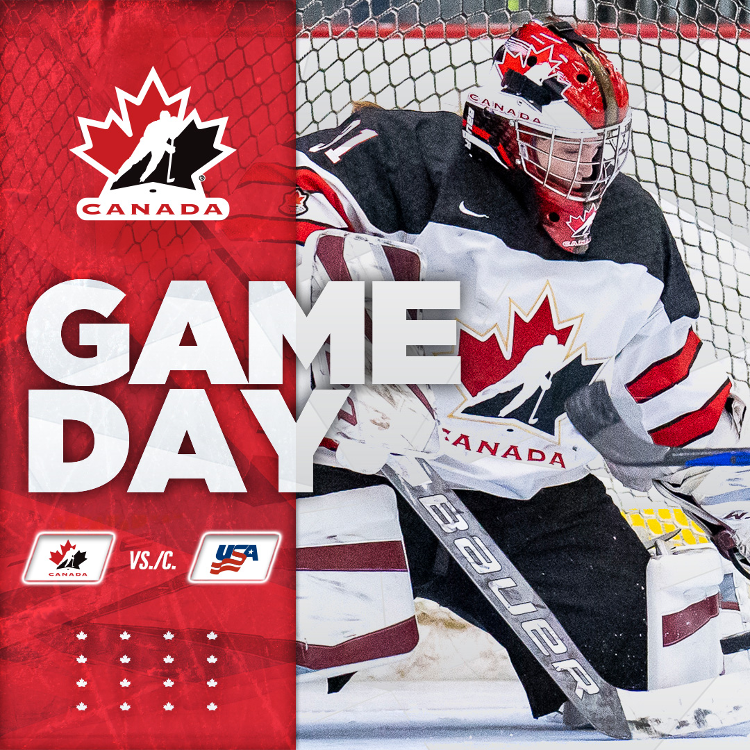 GAME DAY! 🇨🇦's National Women's Development Team is back in action for Game 2 vs. 🇺🇸.

⏰ 9:30 p.m. ET/6:30 p.m. PT
📺 hc.hockey/NWDTStream0818
📊 hc.hockey/NWDTStats0818