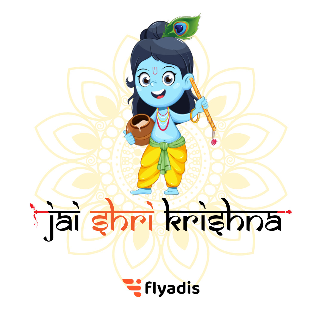 flyadis's tweet photo. One of the most popular day in India Krishna Janmashtami. 
Flyadis wishes you &amp; your family a Happy Janmashtami &amp; Dahi Handi.
https://t.co/CbjUl7V3FG

#jaishreekrishna #lordkrishna💕#janmashtami #krishnajanmashtami #gokul #happyjanmashtami #janmashtami2022 #राधाकृष्ण https://t.co/vbdStnM9FV