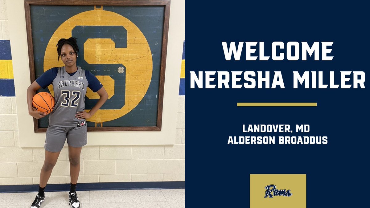 SURamsWHoops's tweet photo. 🚨 ROSTER UPDATE 🚨
Moving on to our transfer class. Please help us in welcoming Neresha Miller from Landover, MD. We are so excited for you to join us!
#RamPac https://t.co/BoFxnkfqYi