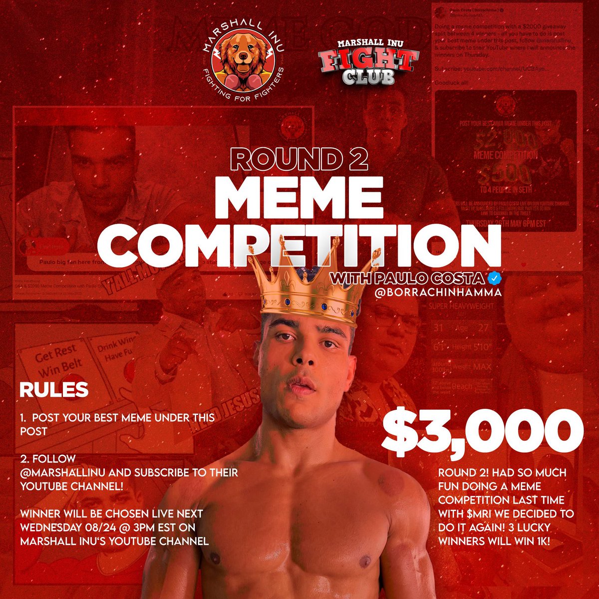 Paulo Costa tweet media