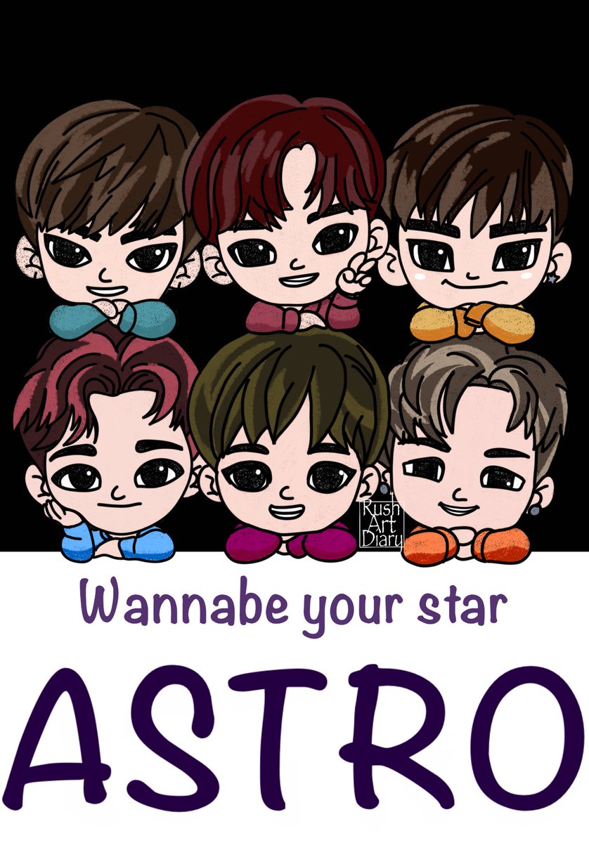 Rush_art_diary's tweet photo. Wannabe your star #아스트로 #MOONBIN #SANHA #MJ #JINJIN #ROCKEY #CHAEUNWOO #astrofanart #fanartastro @ASTRO_FanArt @ASTRO_Staff #illustration #ArtistOnTwitter https://t.co/MDWerR9X1R