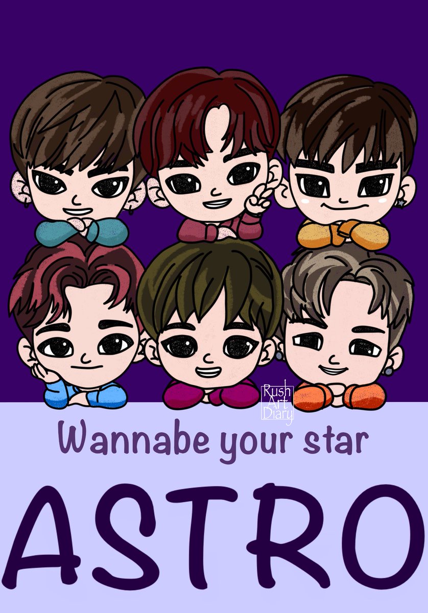 Rush_art_diary's tweet photo. Wannabe your star #아스트로 #MOONBIN #SANHA #MJ #JINJIN #ROCKEY #CHAEUNWOO #astrofanart #fanartastro @ASTRO_FanArt @ASTRO_Staff #illustration #ArtistOnTwitter https://t.co/MDWerR9X1R
