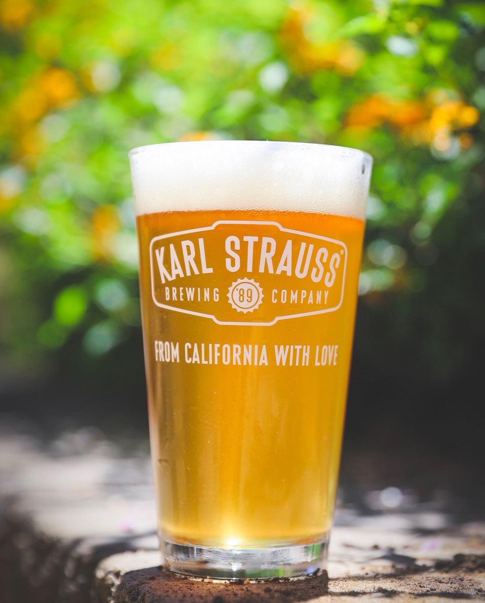 BEER Collectible STICKER KARL STRAUSS Brewing ~ CALIFORNIA ~ Enjoy Your Session 