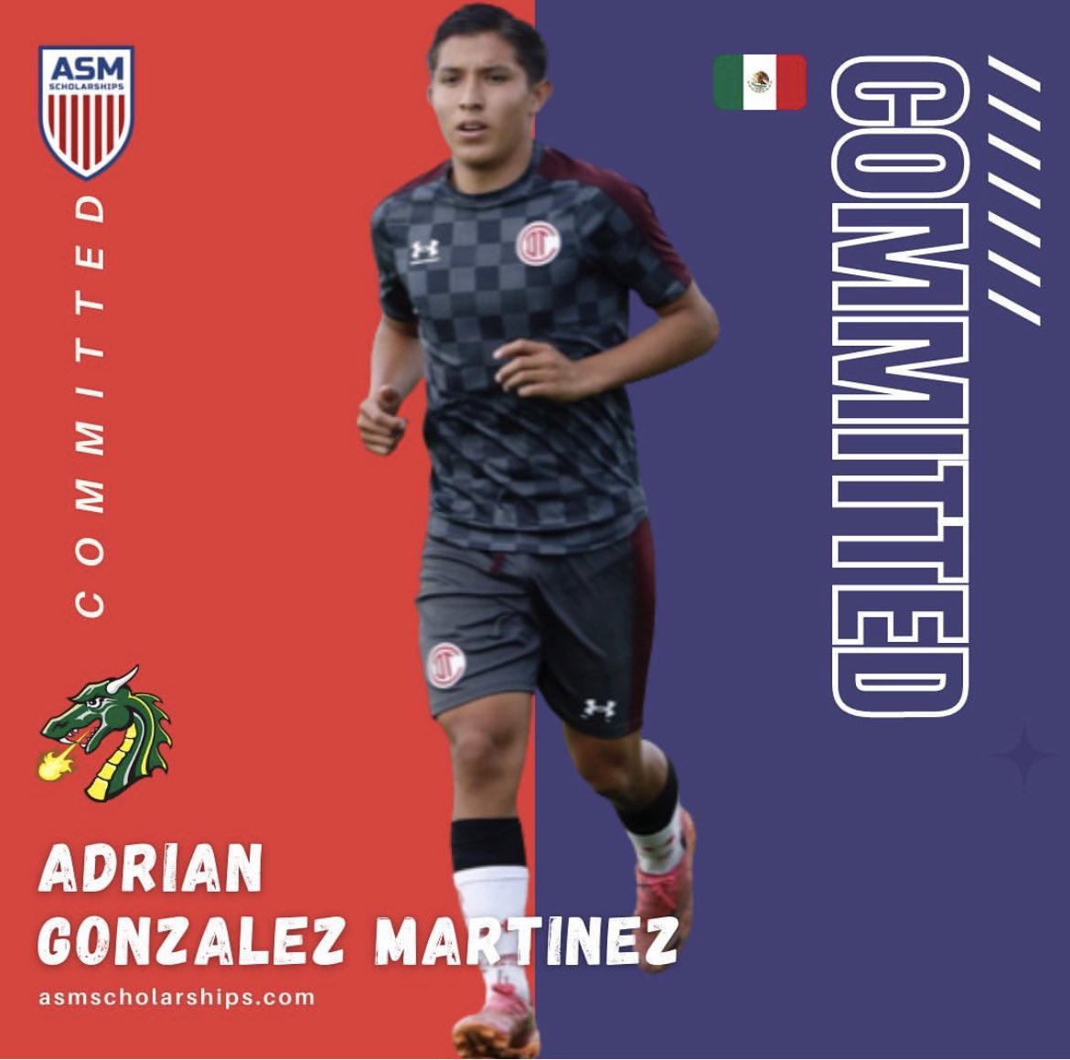 ASMSoccerTeam's tweet photo. Congratulations to soccer athlete Adrian Jared Gonzalez Martinez from Mexico 🇲🇽 on his commitment to NCAA DII Tiffin University in Ohio!
 Best of luck Adrian Martinez
 https://t.co/OGrsgVoTDv https://t.co/5E0ZWmNMqD