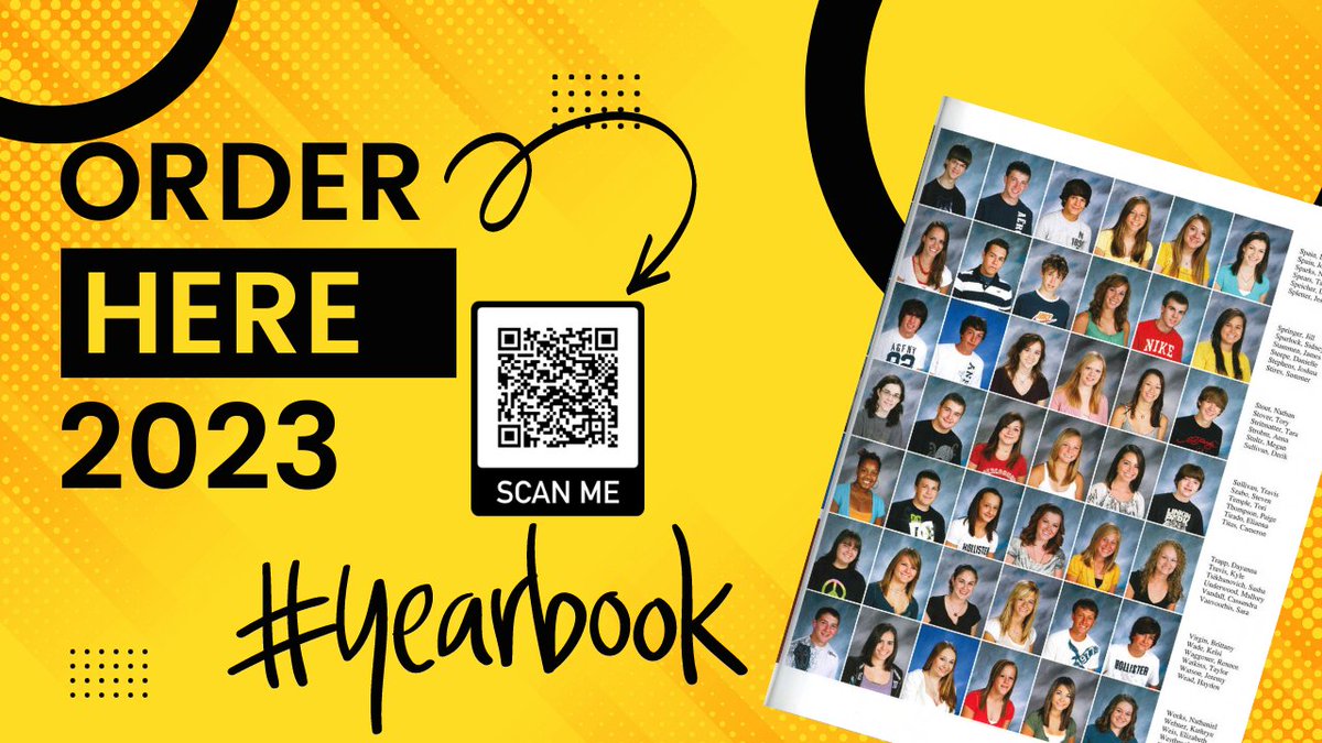 We know that we are just handing out the 21-22 yearbook....but it is time to order the yearbook for this school year. Scan the code below to order yours today. #GoBears #Wearemontgomery #mhsbears