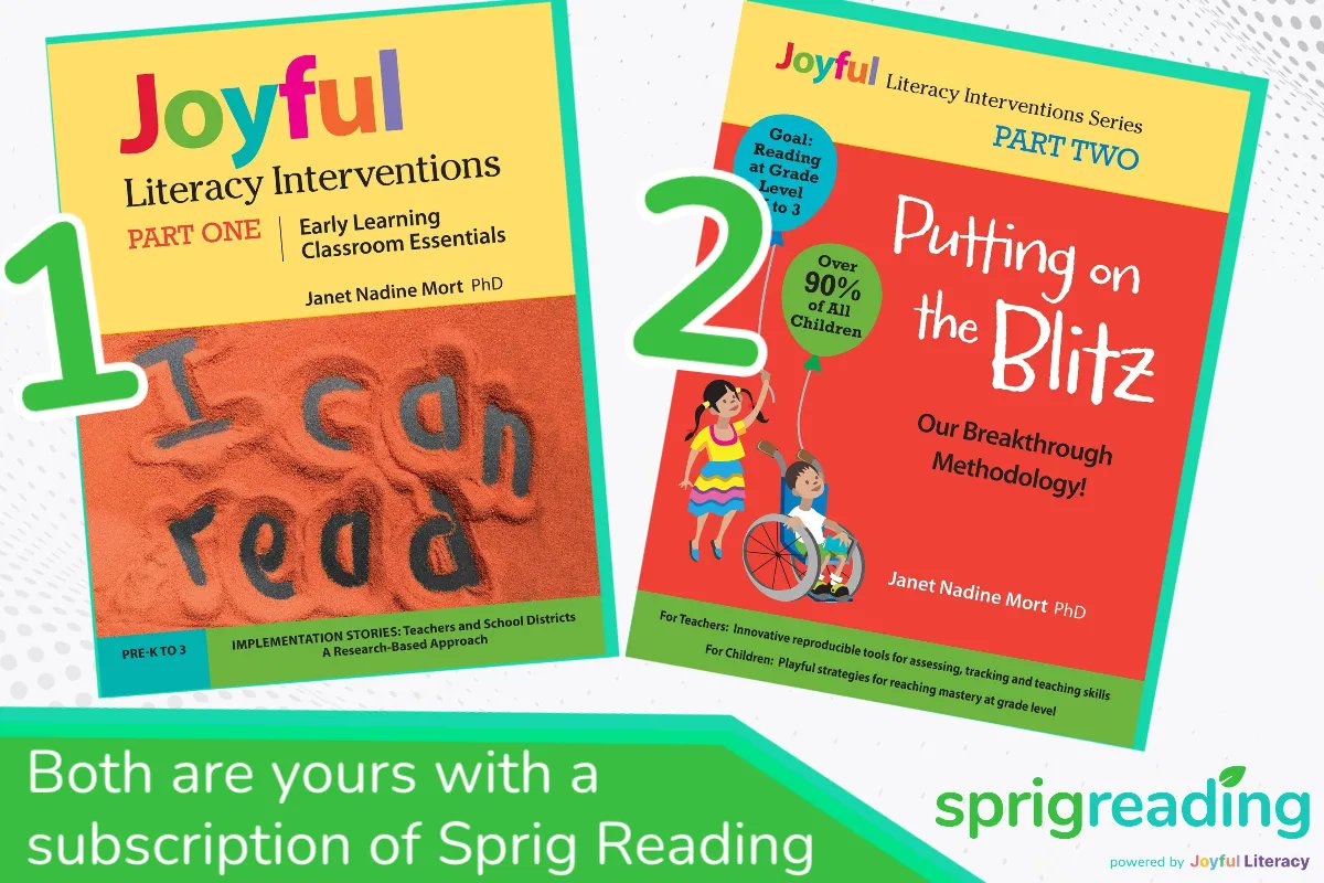 SprigLearning's tweet photo. Sprig Reading is launching next Friday, August 26th. With a classroom subscription, you also get two e-books that have immense contribution on how reading should be taught to early learners. Join us for the launch> https://t.co/85wX0hjo9t.

 #earlyliteracy #foundationalreading https://t.co/Deqnd7AADB
