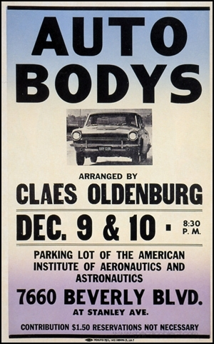 Thinking about death in Oldenburg's work following the artist's own death, and I'm reminded of this gem, held right where I used to walk my dog. If only I could have seen an Oldenburg happening there. #oldenburg #LosAngeles