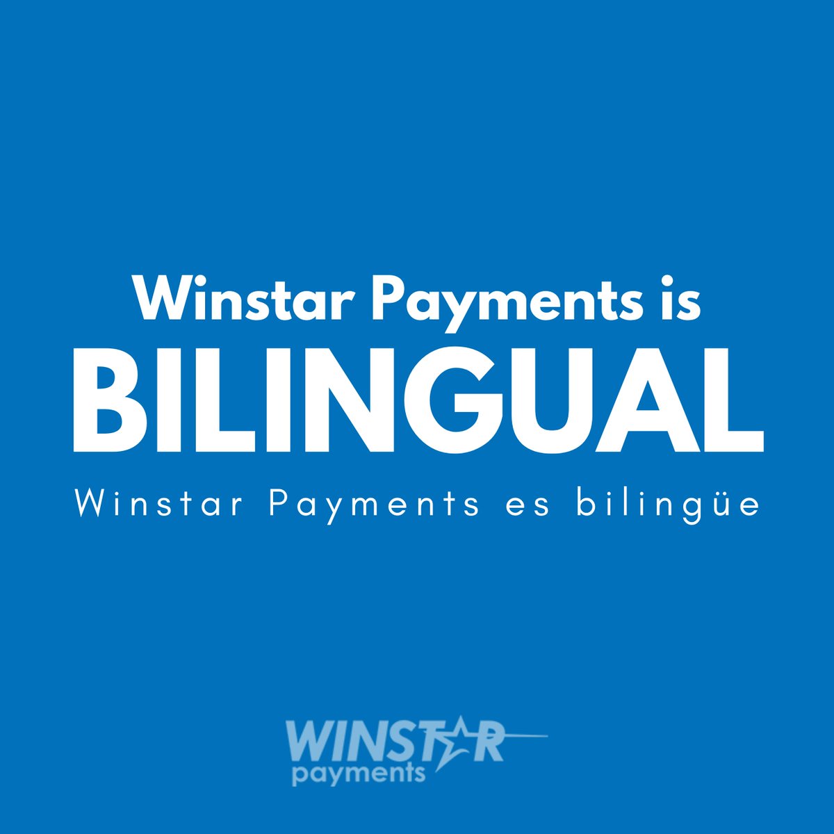 Did you know that Winstar Payments is bilingual? We have specialized Relationship Managers who speak Spanish and are ready to assist you! Reach out to us at info@winstarpayments.com to learn more and get connected with a bilingual associate today! #bilingual #merchantservices