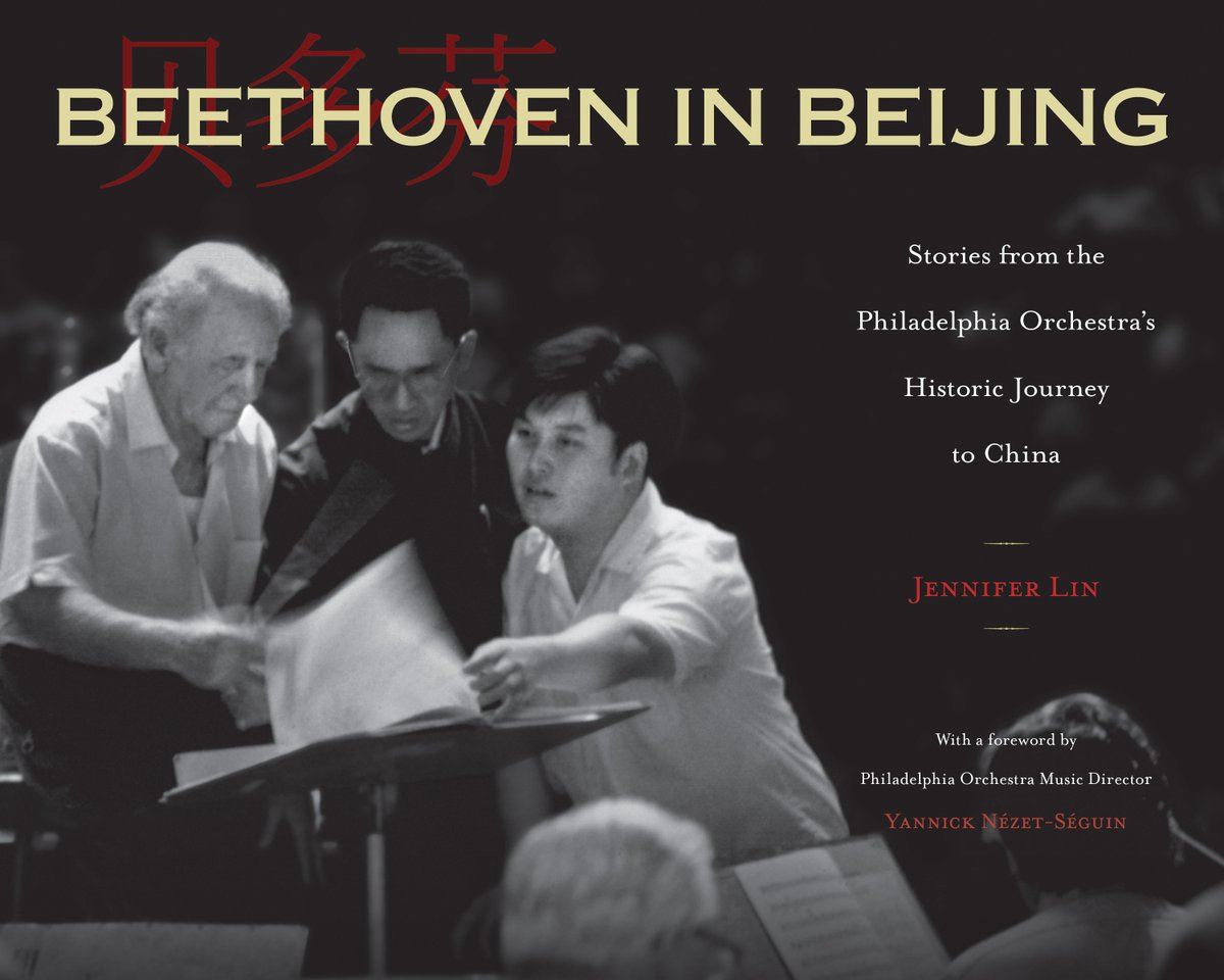 TempleUnivPress's tweet photo. @j_linq talks about her book, BEETHOVEN IN BEIJING, about the @philorch historical 1973 trip to China on @pcntv's PA BOOKS August 21 at 7:00 pm. https://t.co/BwI5PlNCAl https://t.co/tmTjHHh6GS